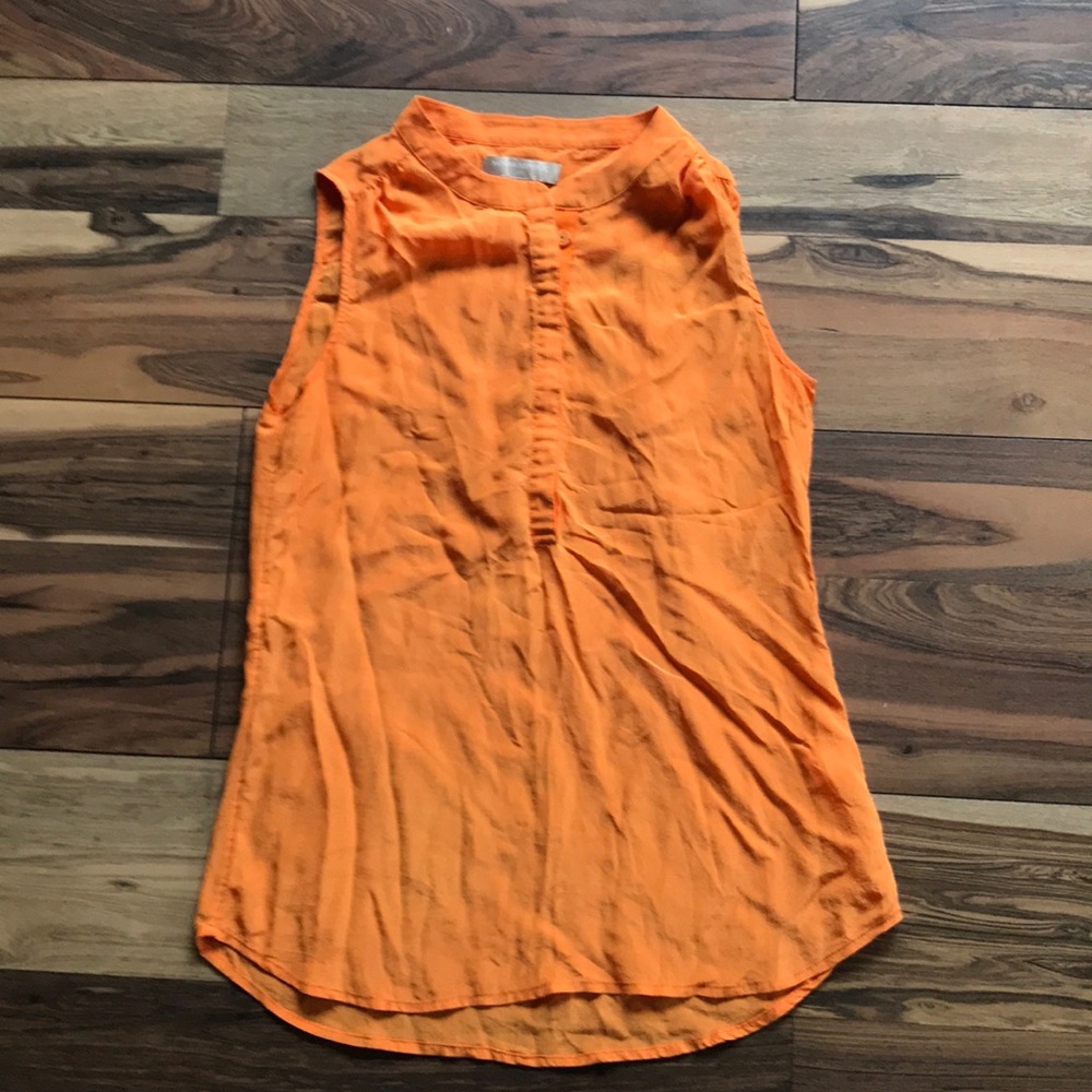 Banana Republic Orange sleeveless shell top